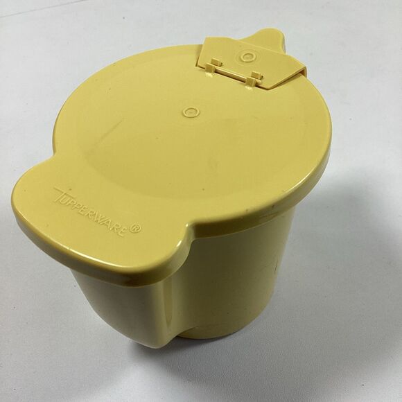 Vintage Tupperware Sugar Creamer Container Set Harvest Gold USA 574 577 - Picture 9 of 13